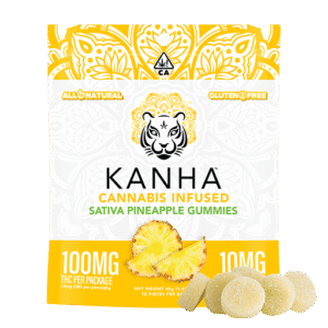 KANHA | Pineapple – Sativa Gummies – 100mg