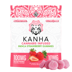 KANHA | Strawberry – Indica Gummies – 100mg